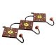 Brown Yellow Flower Tiles Hook